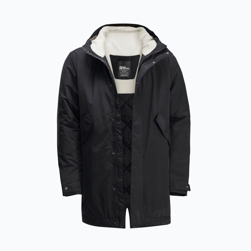 Jack Wolfskin giacca invernale da donna Talforst Parka nero 9