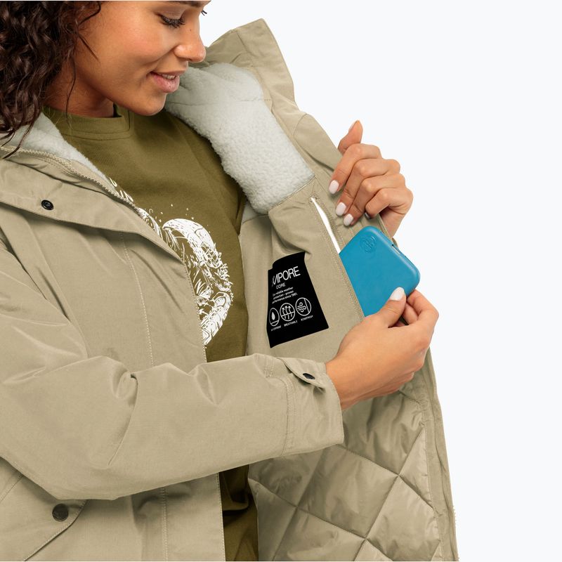 Jack Wolfskin giacca invernale da donna Talforst Parka anis 4