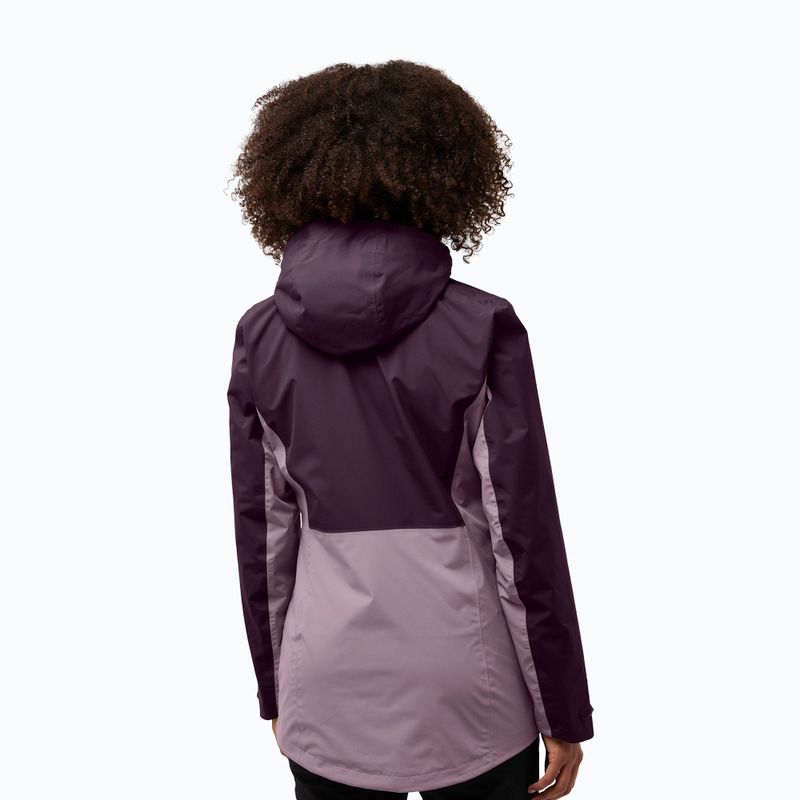 Giacca 3 in 1 donna Jack Wolfskin Hunberg wild blossom 2