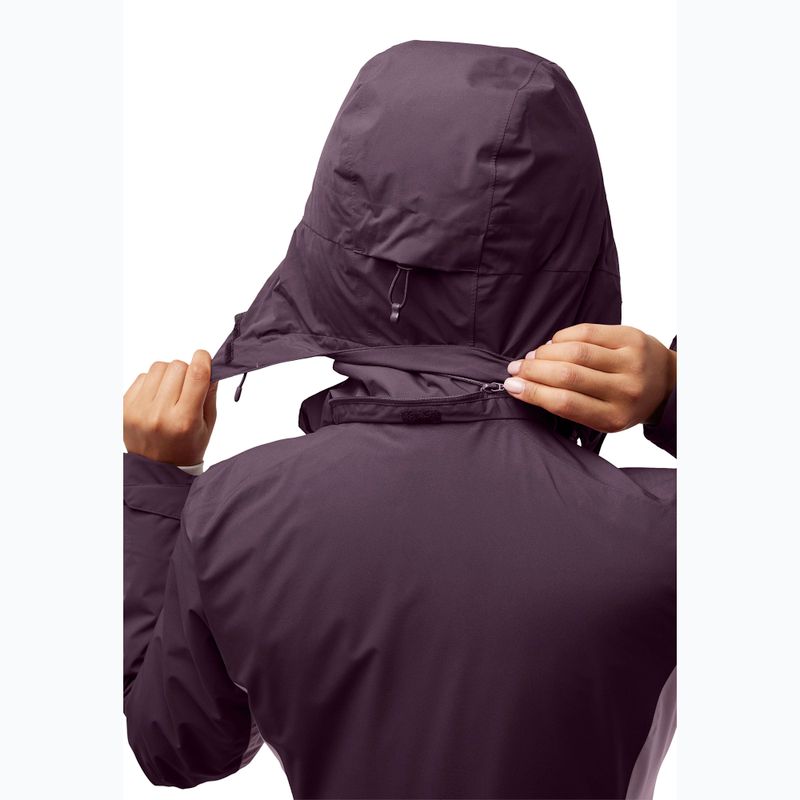 Giacca 3 in 1 donna Jack Wolfskin Hunberg wild blossom 8