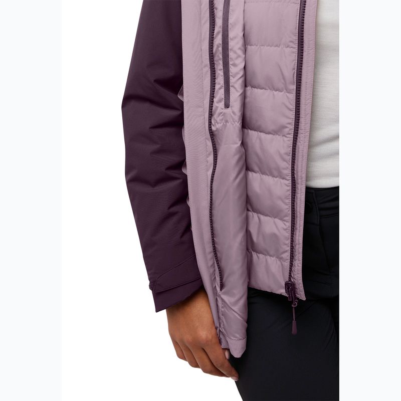 Giacca 3 in 1 donna Jack Wolfskin Hunberg wild blossom 12