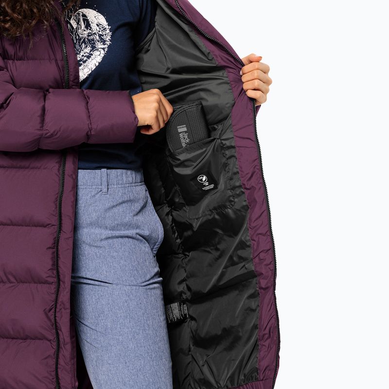 Piumino Jack Wolfskin da donna Frozen Palace marmellata di bacche 5