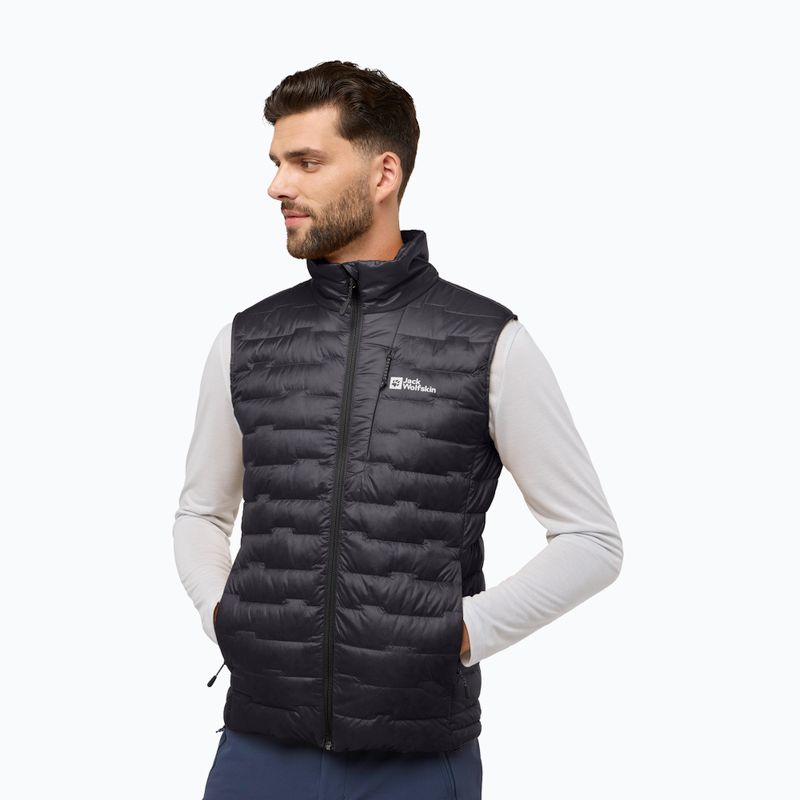 Giacca smanicata Jack Wolfskin Passamani Down phantom trekking da uomo