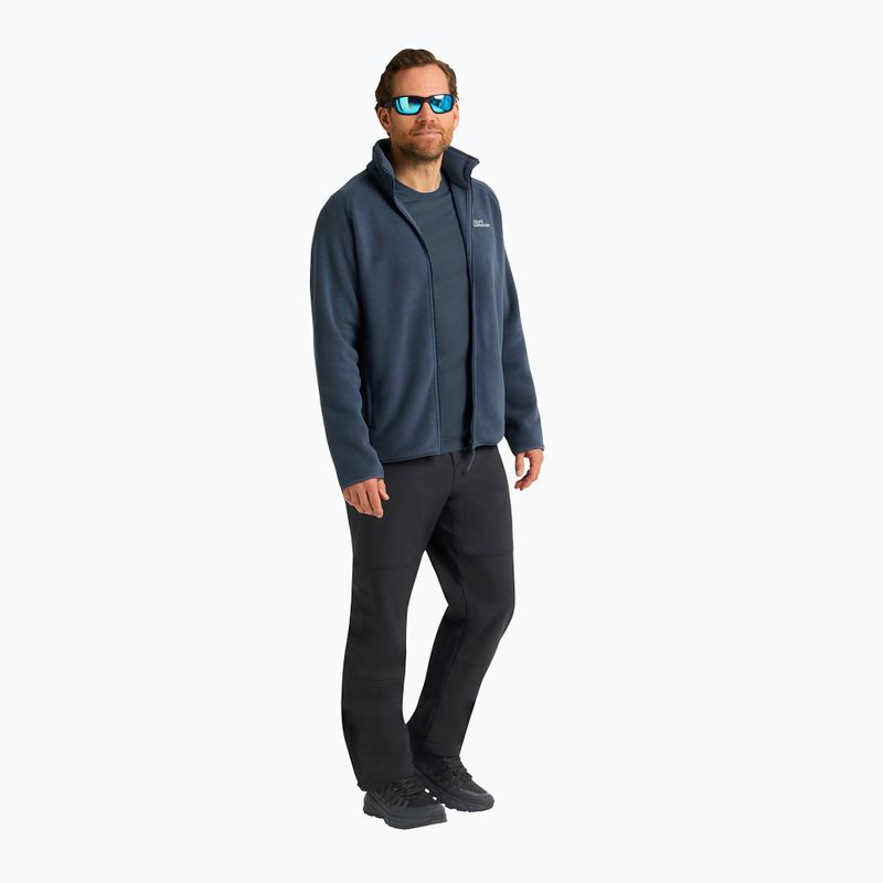 Maglia termica a maniche lunghe da uomo Jack Wolfskin Sky Thermal midnight sky 2