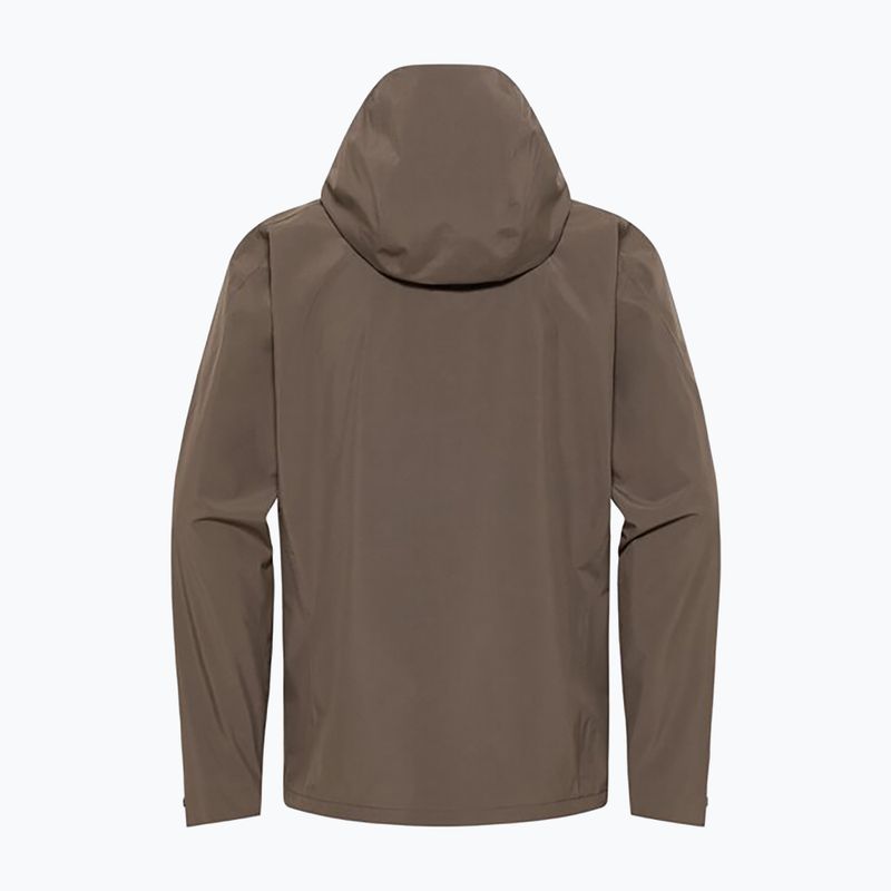 Giacca da pioggia Jack Wolfskin Prelight 2L Ins cold coffee da uomo 9