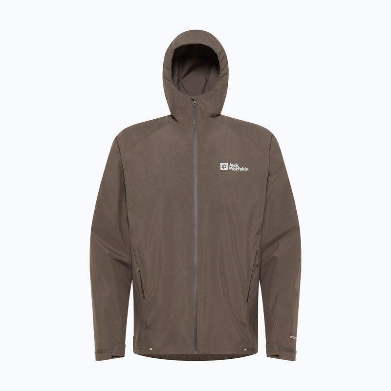 Giacca da pioggia Jack Wolfskin Prelight 2L Ins cold coffee da uomo 9