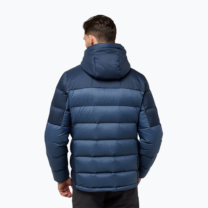 Jack Wolfskin piumino da uomo Nebelhorn Down Hoody nature blu 2