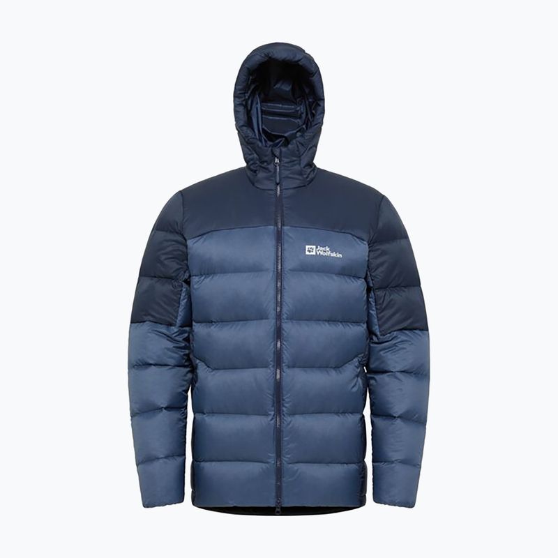 Jack Wolfskin piumino da uomo Nebelhorn Down Hoody nature blu 10