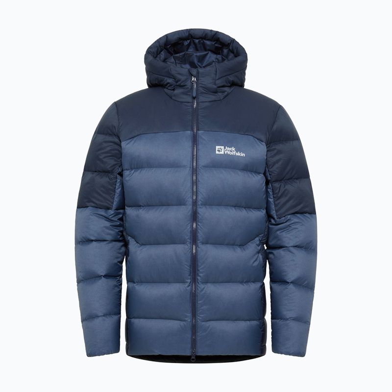 Jack Wolfskin piumino da uomo Nebelhorn Down Hoody nature blu 10