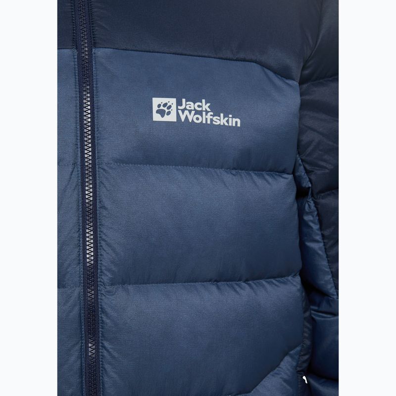 Jack Wolfskin piumino da uomo Nebelhorn Down Hoody nature blu 12