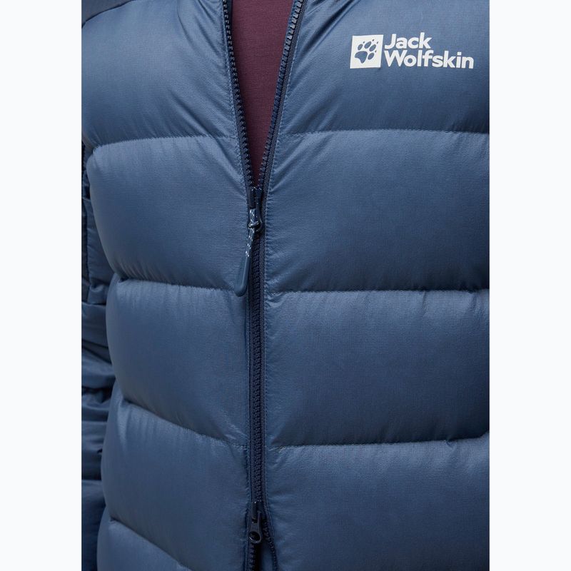 Jack Wolfskin piumino da uomo Nebelhorn Down Hoody nature blu 7