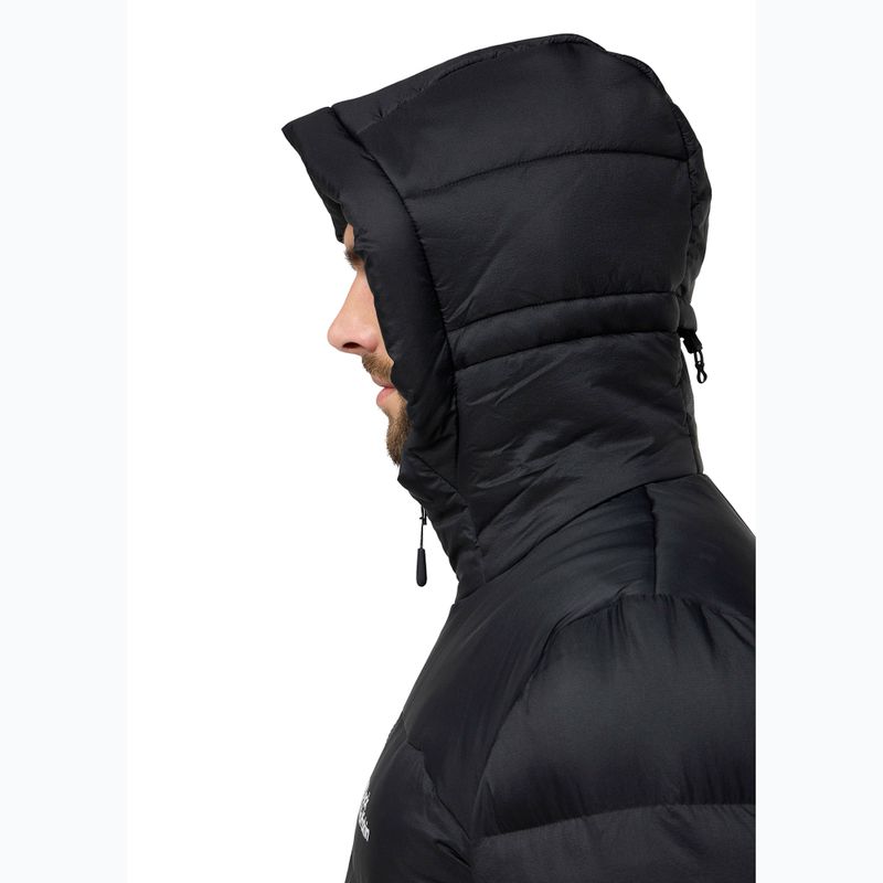 Jack Wolfskin piumino da uomo Nebelhorn Down Hoody nero 5