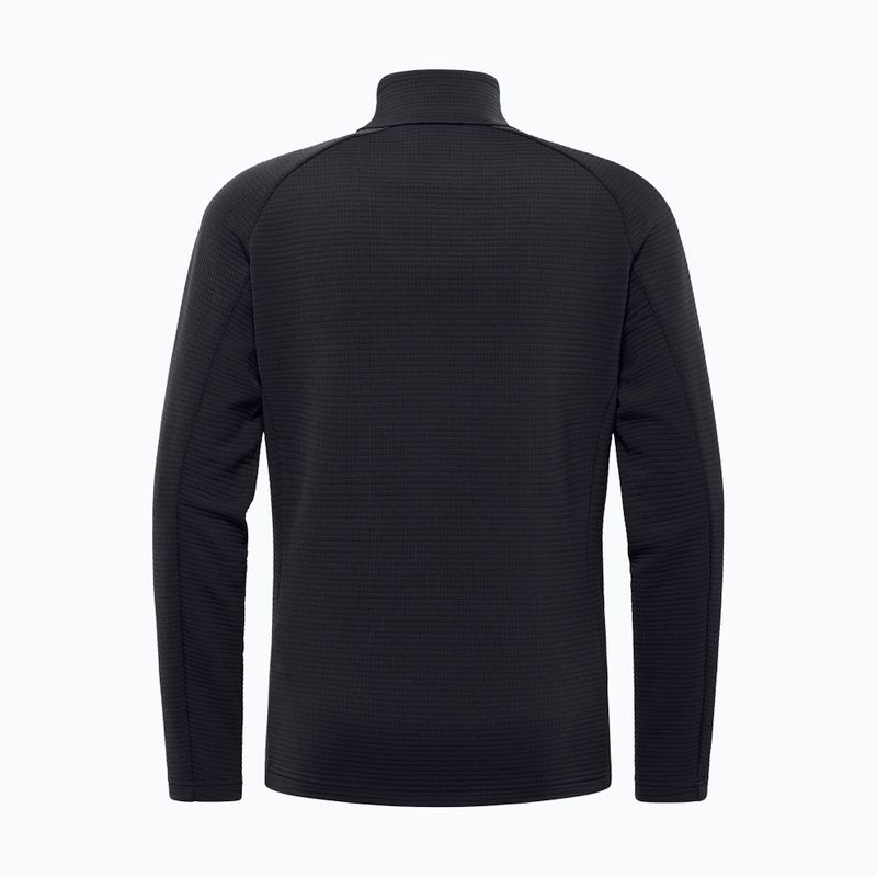 Felpa in pile da uomo Jack Wolfskin Dormer nero 6