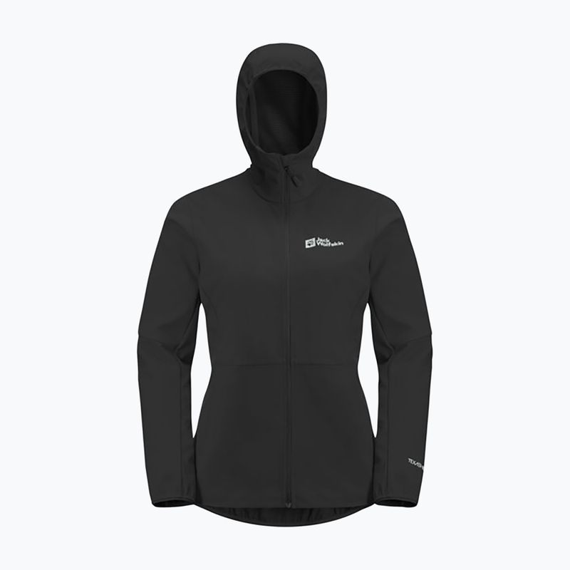 Jack Wolfskin giacca softshell da donna Feldberg Hoody nero 2