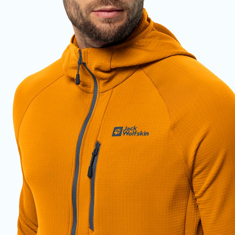 Jack Wolfskin Kolbenberg Uomo Felpa in pile con cappuccio Fz 4
