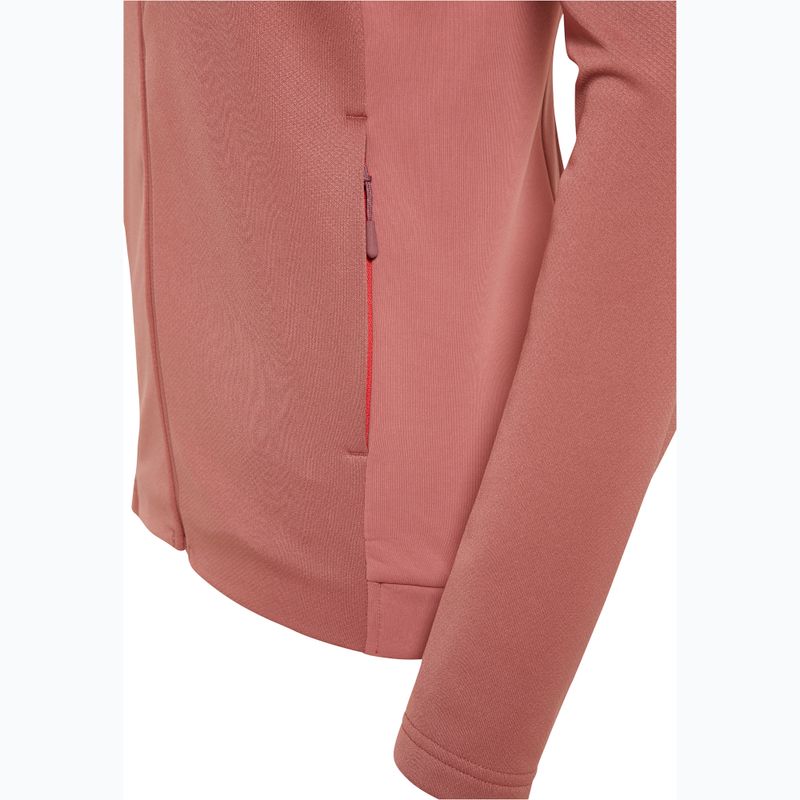 Jack Wolfskin felpa in pile da donna Alpgrat rosso minerale 8