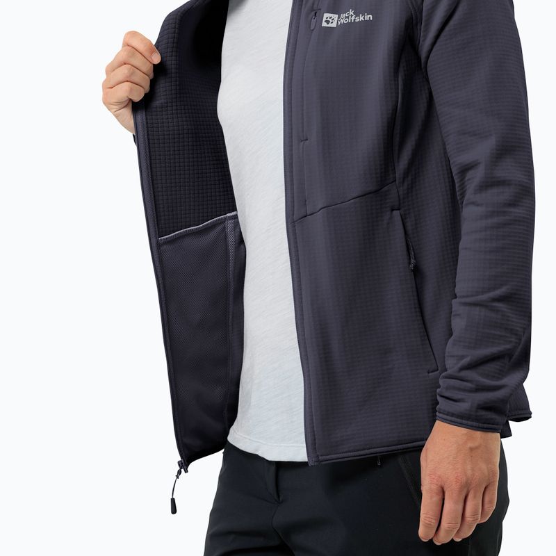 Jack Wolfskin giacca in pile da donna Kolbenberg con cappuccio Fz grafite 6