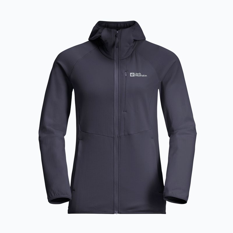 Jack Wolfskin giacca in pile da donna Kolbenberg con cappuccio Fz grafite 7