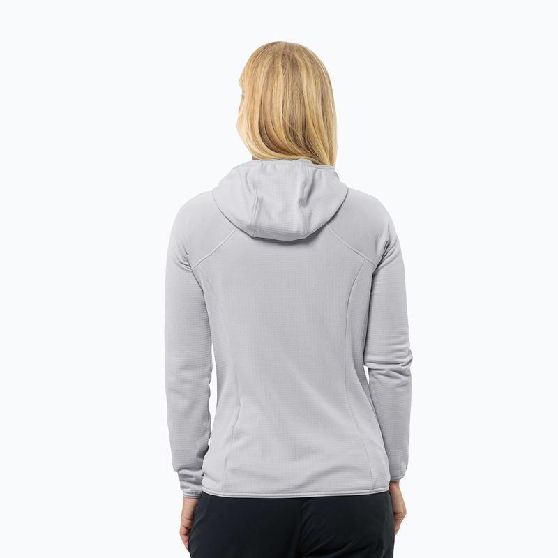 Jack Wolfskin giacca in pile da donna Kolbenberg Hooded Fz cool grey 2