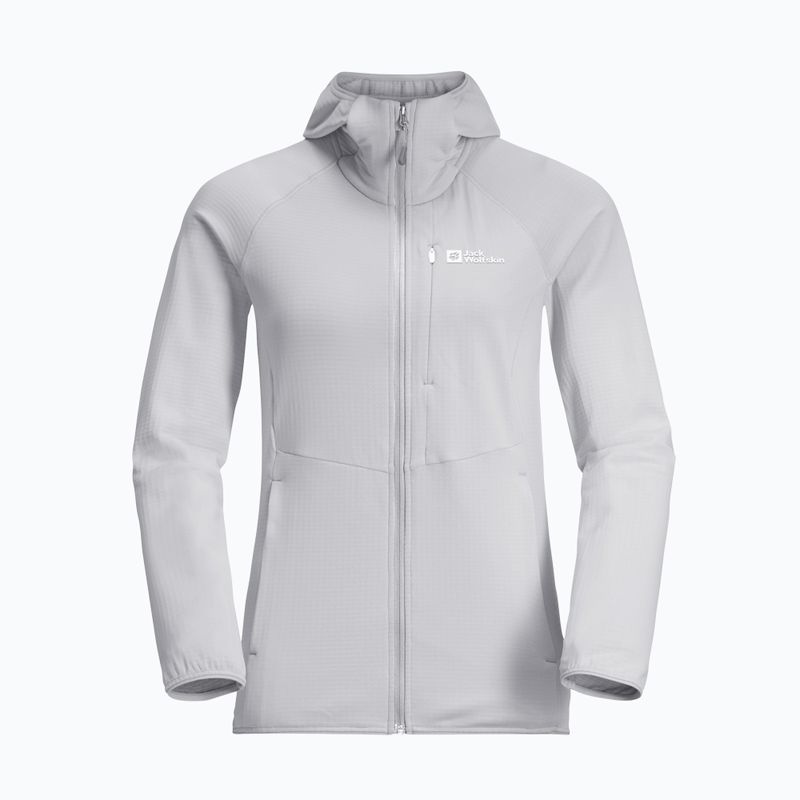 Jack Wolfskin giacca in pile da donna Kolbenberg Hooded Fz cool grey 7
