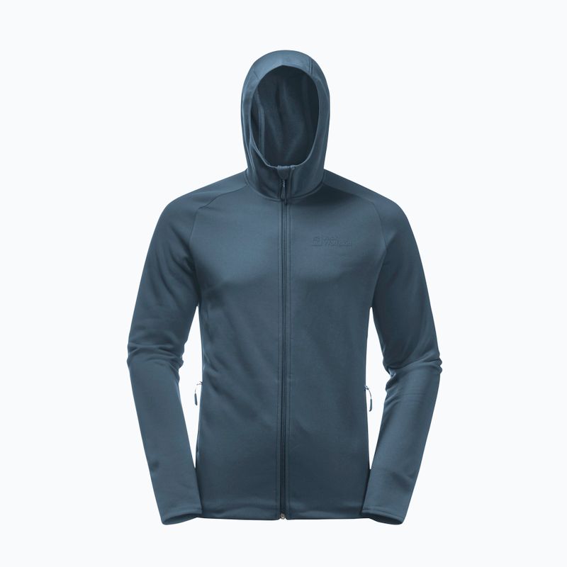 Felpa in pile da uomo Jack Wolfskin Baiselberg con cappuccio Fz 6