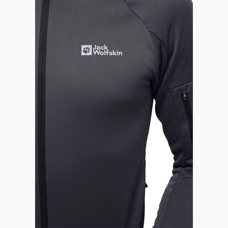 Felpa in pile Alpgrat phantom da uomo di Jack Wolfskin 3