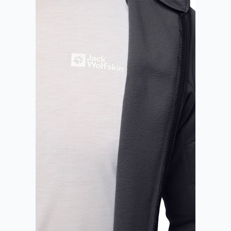 Felpa in pile Alpgrat phantom da uomo di Jack Wolfskin 6