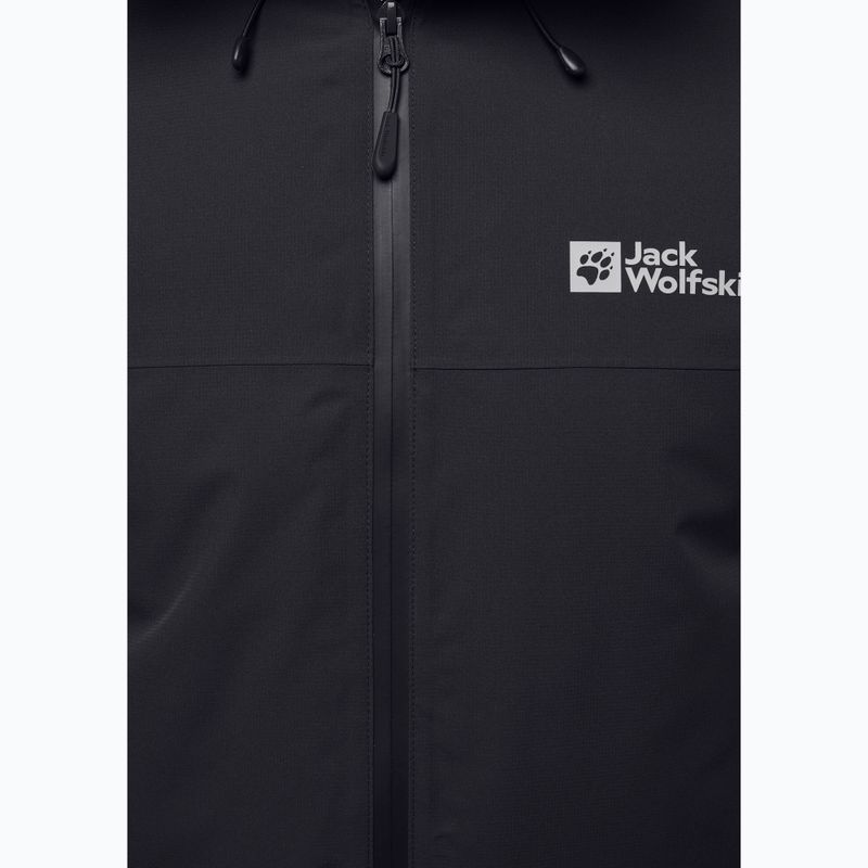 Piumino Jack Wolfskin Wisper Ins da uomo, nero 5