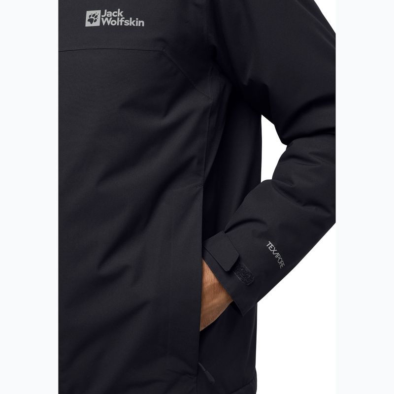Piumino Jack Wolfskin Wisper Ins da uomo, nero 6