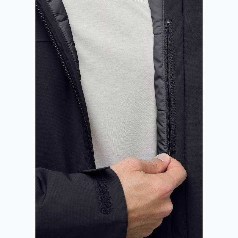 Piumino Jack Wolfskin Wisper Ins da uomo, nero 8
