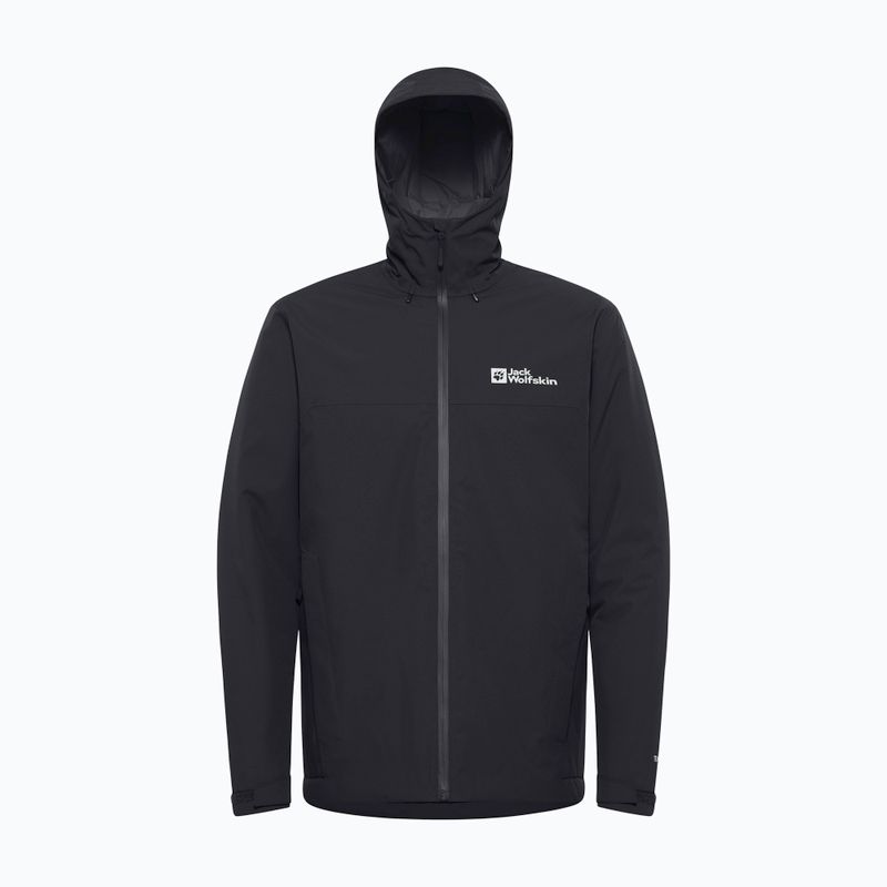 Piumino Jack Wolfskin Wisper Ins da uomo, nero 11