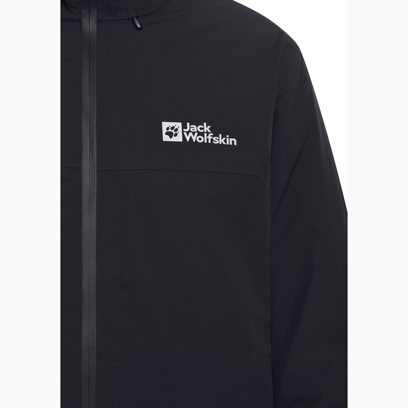 Piumino Jack Wolfskin Wisper Ins da uomo, nero 14