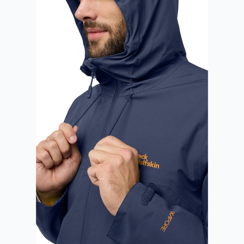 Piumino Jack Wolfskin da uomo Wisper Ins cielo di mezzanotte 4