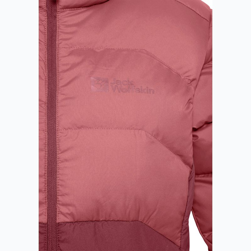 Piumino Jack Wolfskin donna Ather Down Hoody rosso ocra 4