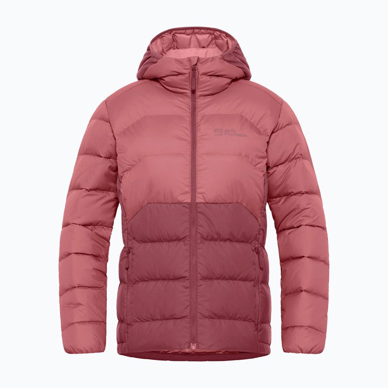 Piumino Jack Wolfskin donna Ather Down Hoody rosso ocra 10