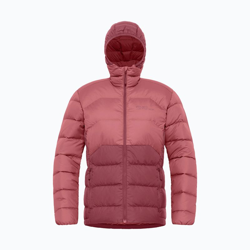 Piumino Jack Wolfskin donna Ather Down Hoody rosso ocra 11