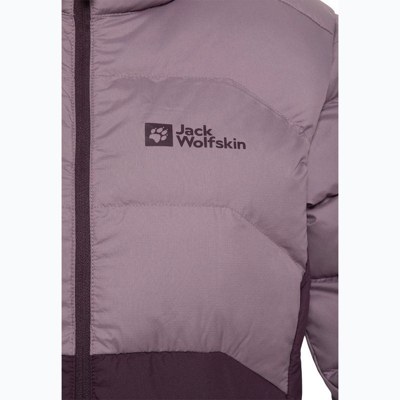Jack Wolfskin piumino da donna Ather Down Hoody prugna notte 4