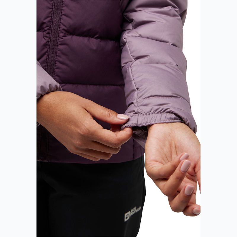 Jack Wolfskin piumino da donna Ather Down Hoody prugna notte 5