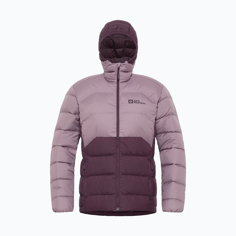 Jack Wolfskin piumino da donna Ather Down Hoody prugna notte 11