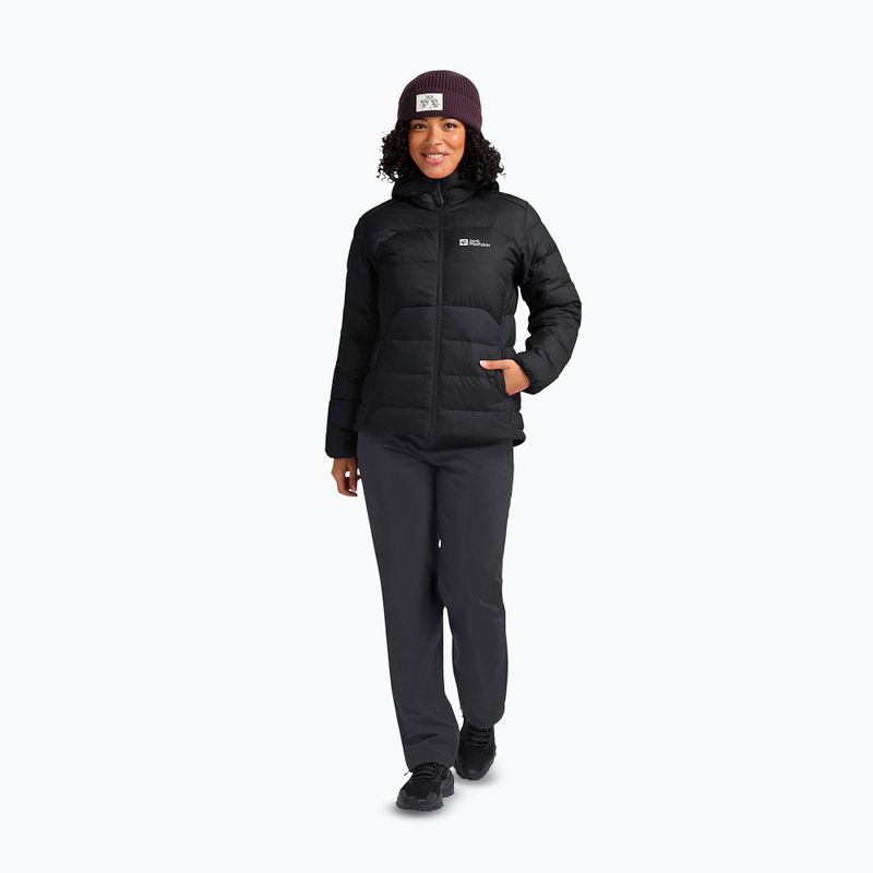 Piumino Jack Wolfskin donna Ather Down Hoody nero 2