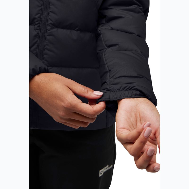 Piumino Jack Wolfskin donna Ather Down Hoody nero 10