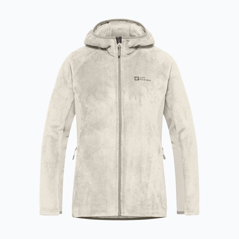 Jack Wolfskin Felpa in pile da donna Rotwand con cappuccio Fz seal 5