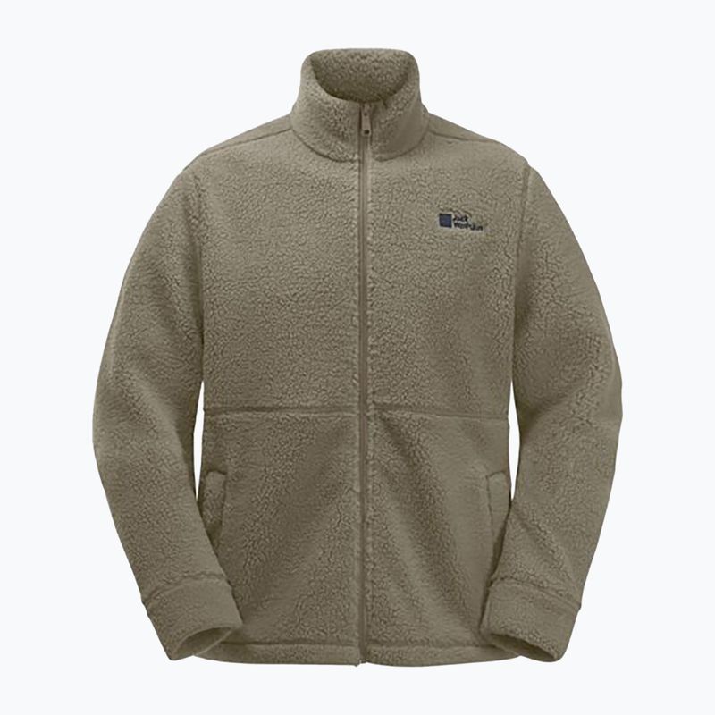 Felpa in pile Jack Wolfskin da uomo Felslicht anis