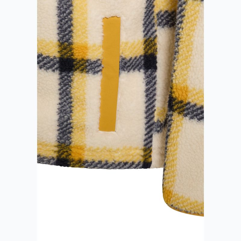Felpa in pile Jack Wolfskin da uomo Felslicht Check panna cotta 9