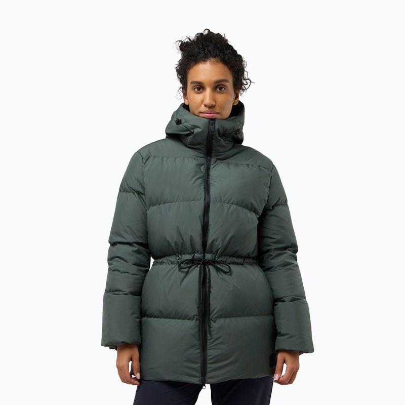 Piumino Jack Wolfskin da donna Kirschallee verde ardesia 3