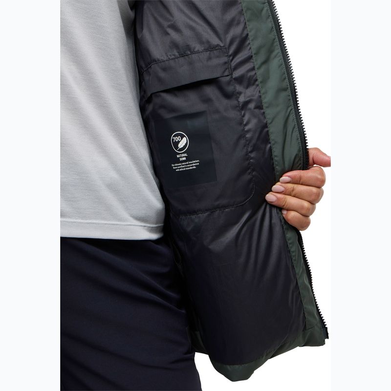 Piumino Jack Wolfskin da donna Kirschallee verde ardesia 9