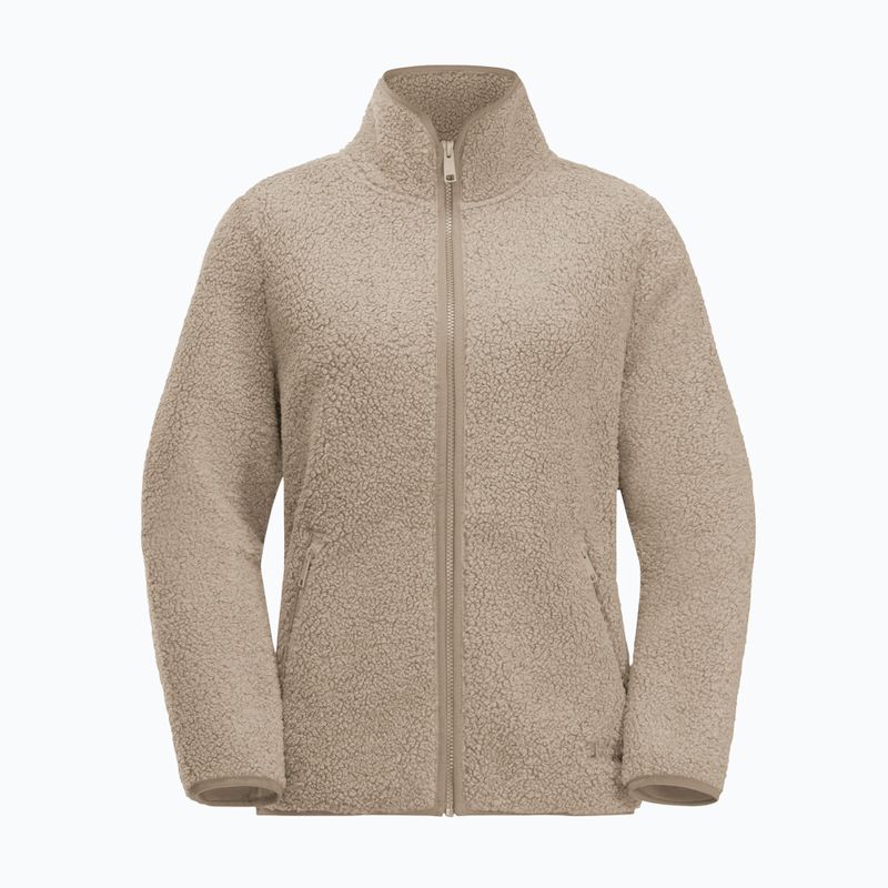 Felpa in pile Jack Wolfskin da donna High Curl anis 5