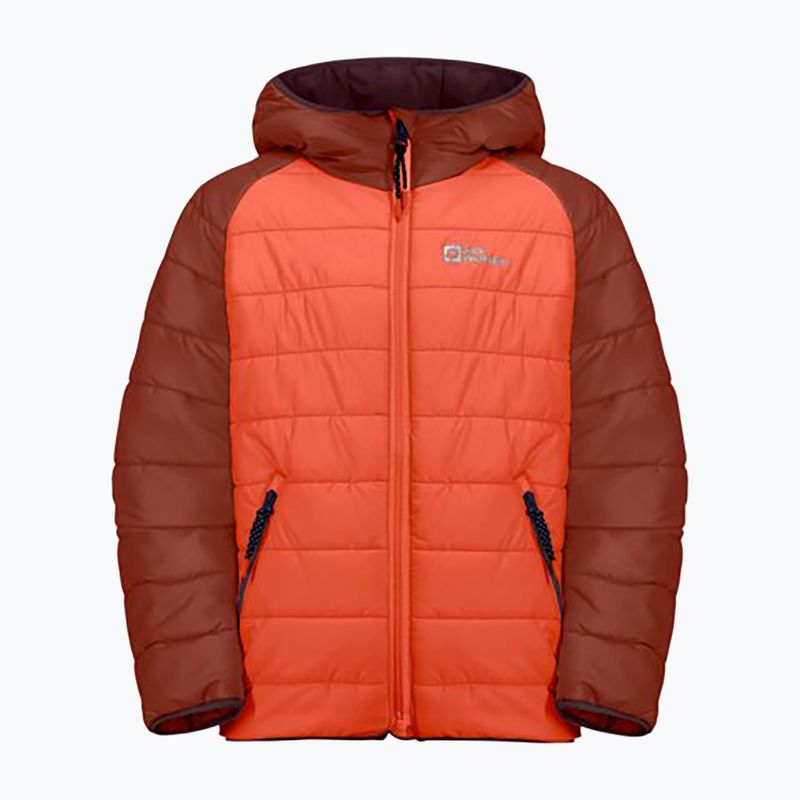 Piumino da bambino Jack Wolfskin Zenon arancione corallo 4