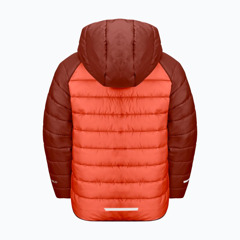 Piumino da bambino Jack Wolfskin Zenon arancione corallo 6