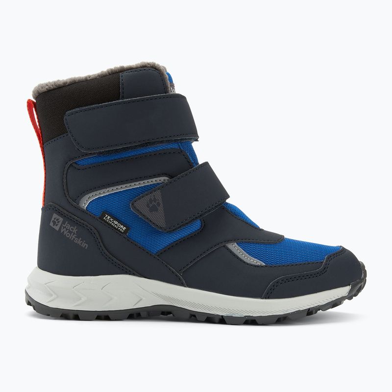 Jack Wolfskin Woodland WT Texapore High VC Scarpe da neve da bambino in cobalto croccante 2